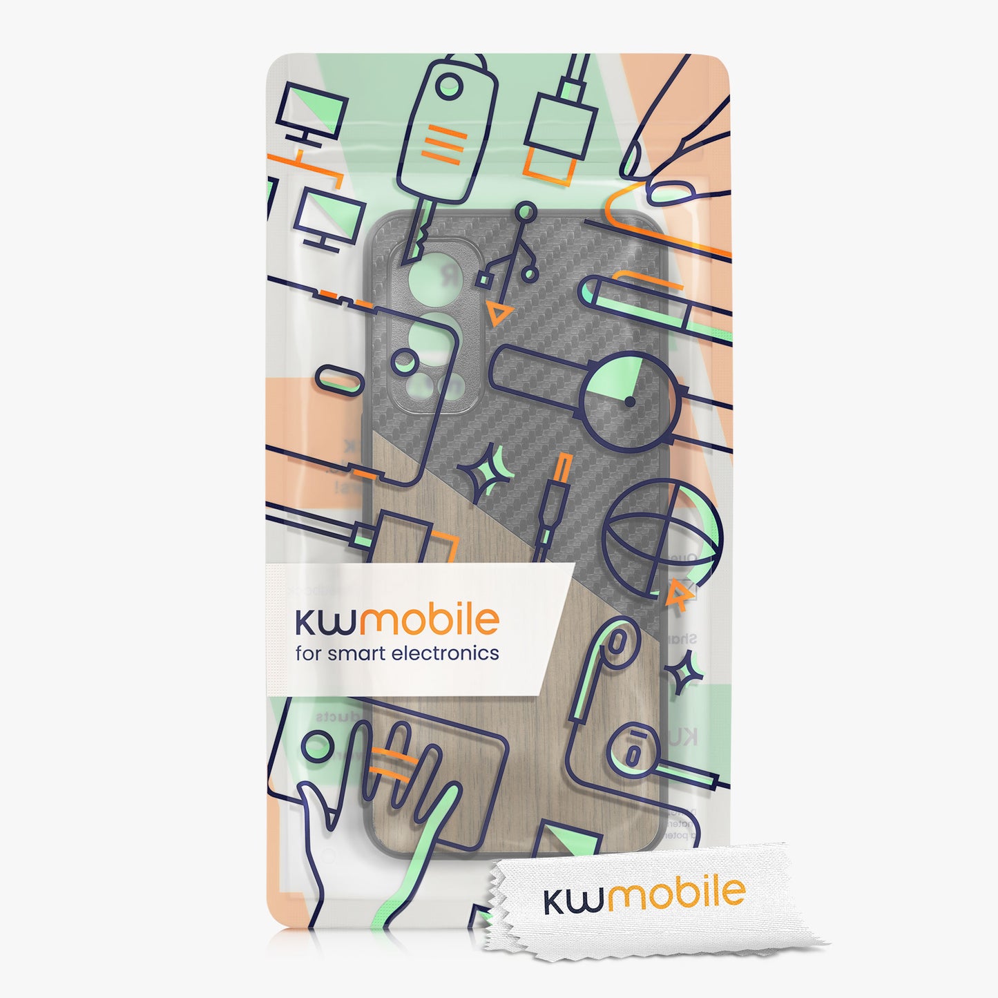 kwmobile Hülle kompatibel mit OnePlus Nord 2 5G - Handyhülle - Handy Schutzhülle - Smartphone Cover