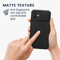 kwmobile Handyhülle kompatibel mit Apple iPhone 12 - Hardcase mit Kameraschutz - Bumper