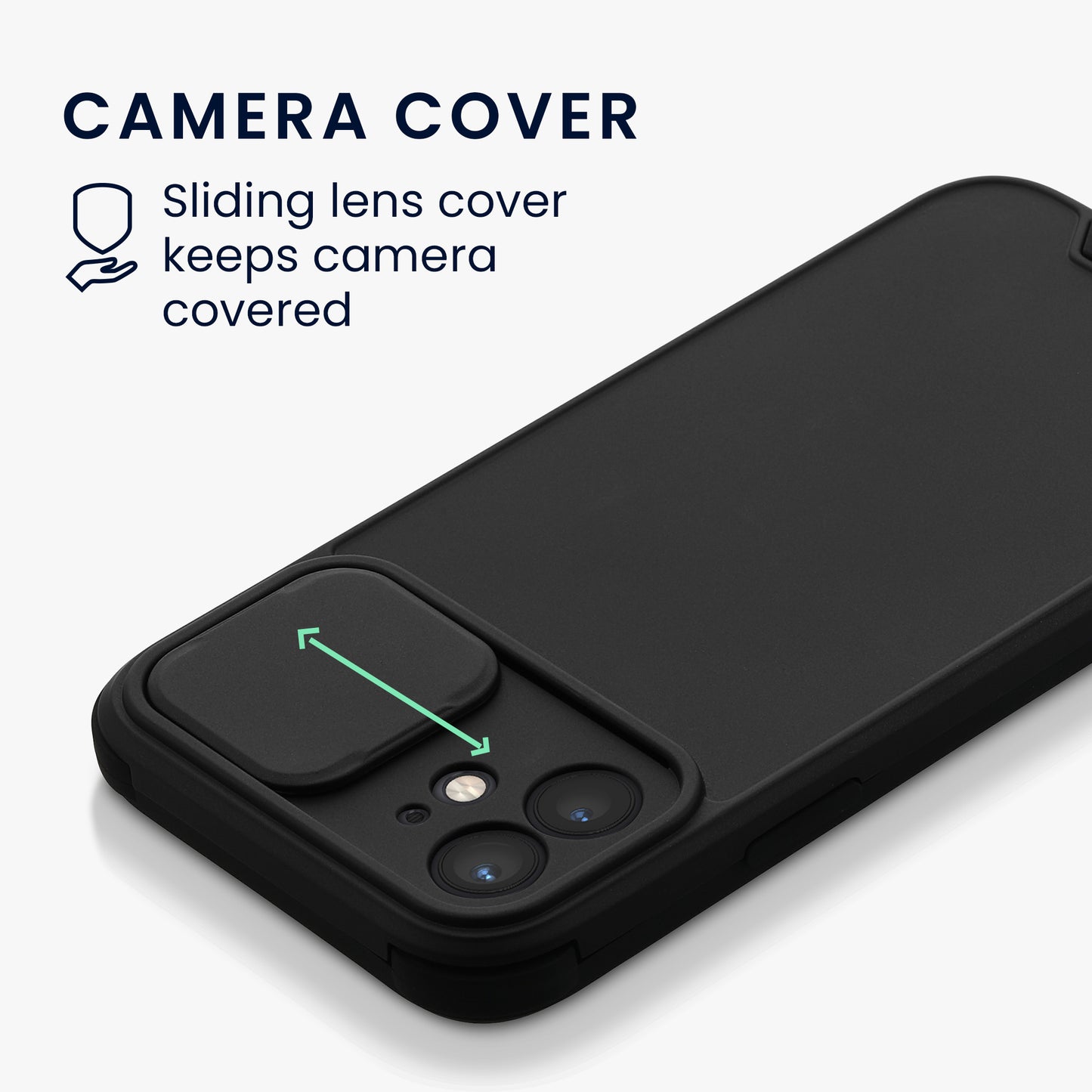 kwmobile Handyhülle kompatibel mit Apple iPhone 12 - Hardcase mit Kameraschutz - Bumper