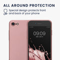 kwmobile Handyhülle kompatibel mit Apple iPhone SE (2022) / iPhone SE (2020) / iPhone 8 / iPhone 7 - Silikon Case - Soft Hülle - Handy Cover