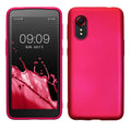kwmobile Handyhülle für Samsung Galaxy Xcover 5 Hülle - Silikon Case metallisch schimmernd - Schutzhülle Cover