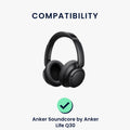 kwmobile Ohr Polster für Anker Soundcore Life Q35 / Q30 Ohrpolster Ersatz Ohrpolster Kopfhörer Ersatzteile Kopfhörer Ersatzpolster für Over Ear Headphones