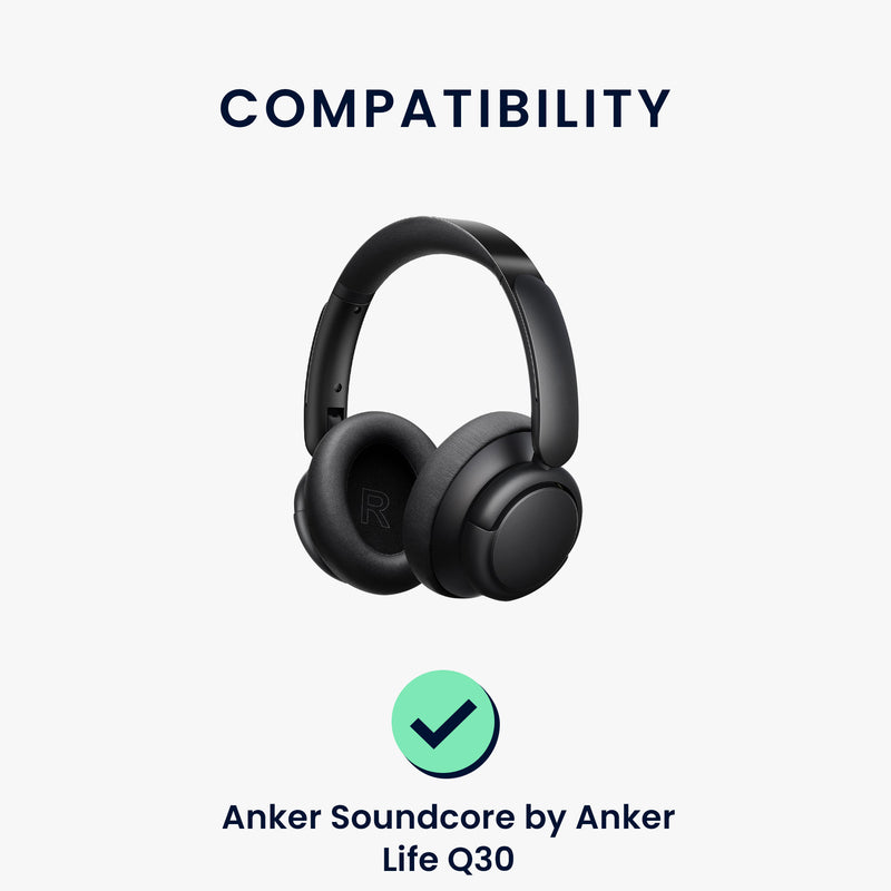 kwmobile Ohr Polster für Anker Soundcore Life Q35 / Q30 Ohrpolster Ersatz Ohrpolster Kopfhörer Ersatzteile Kopfhörer Ersatzpolster für Over Ear Headphones