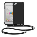 kwmobile Hülle kompatibel mit Apple iPod Touch 6G / 7G (6. und 7.Generation) - Cover mit Kordel zum Umhängen - Silikon Schutzhülle