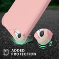 kwmobile Hülle kompatibel mit Apple iPod Touch 6G / 7G (6. und 7.Generation) - Cover mit Kordel zum Umhängen - Silikon Schutzhülle