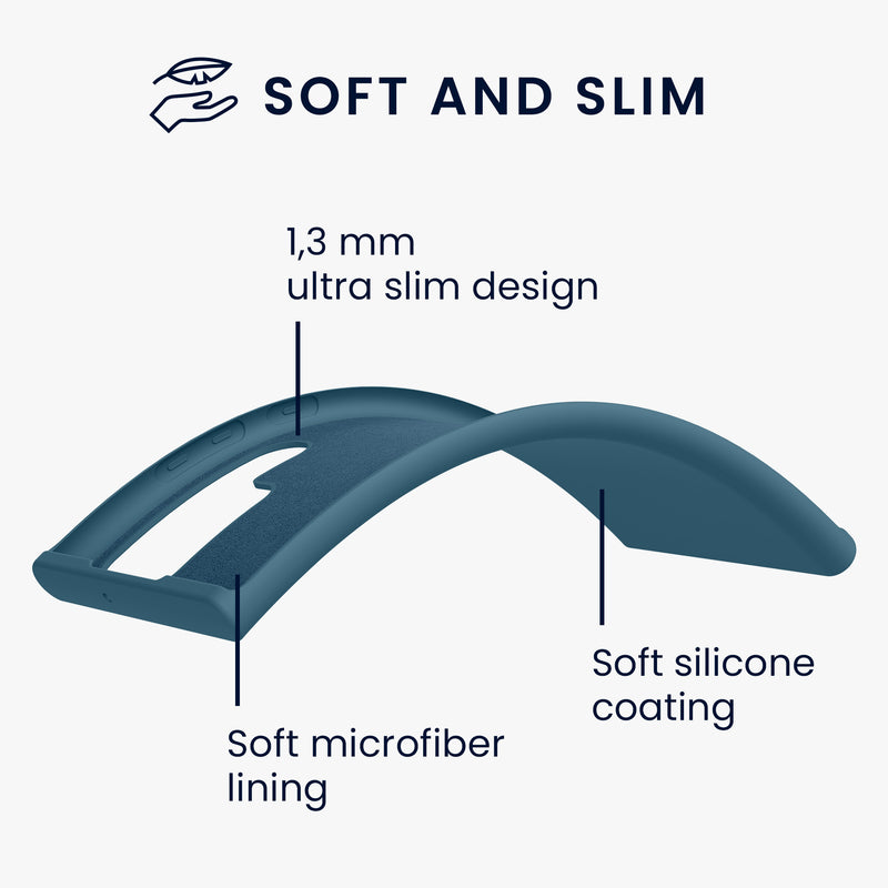 kwmobile Hülle kompatibel mit Samsung Galaxy S22 Ultra Hülle gummierte Silikon Handyhülle Schutzhülle für kabelloses Laden Case