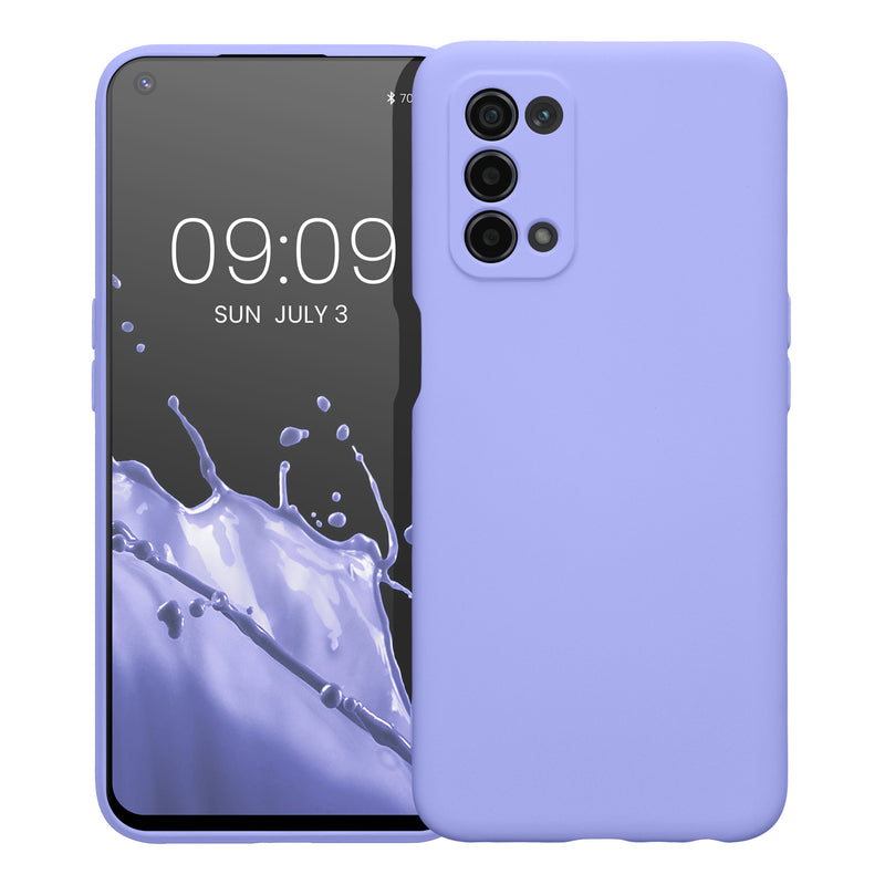 kwmobile Slim Case kompatibel mit Oppo A74 (5G) / A54 (5G) Hülle - Handyhülle aus Silikon