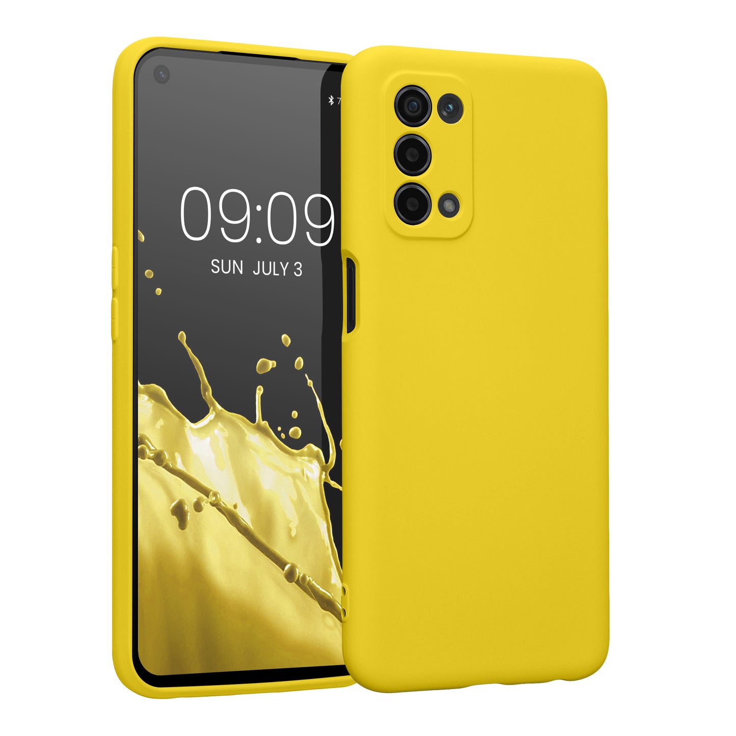 kwmobile Slim Case kompatibel mit Oppo A74 (5G) / A54 (5G) Hülle - Handyhülle aus Silikon
