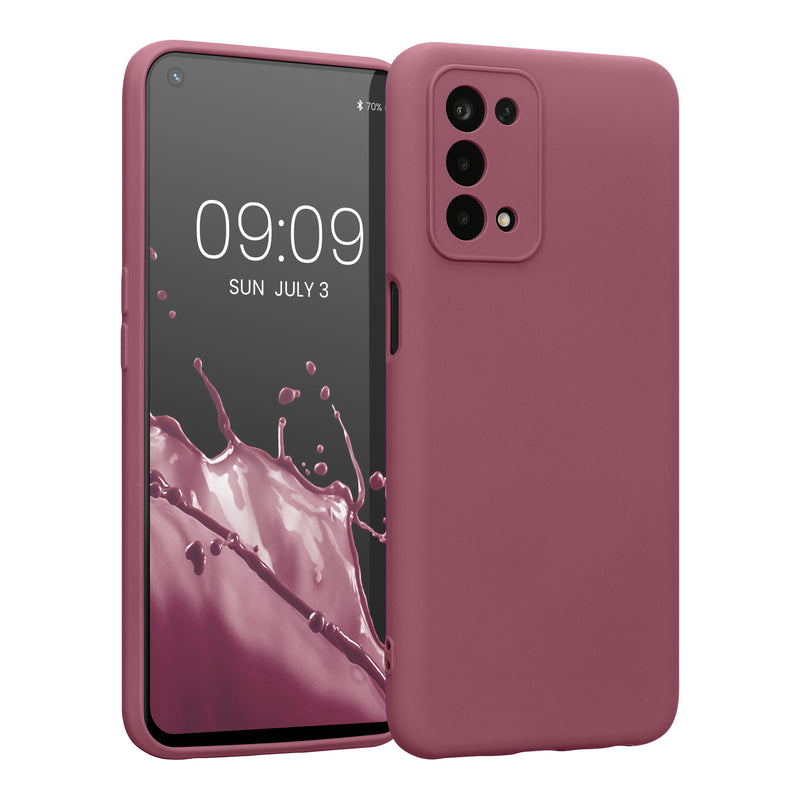 kwmobile Slim Case kompatibel mit Oppo A74 (5G) / A54 (5G) Hülle - Handyhülle aus Silikon