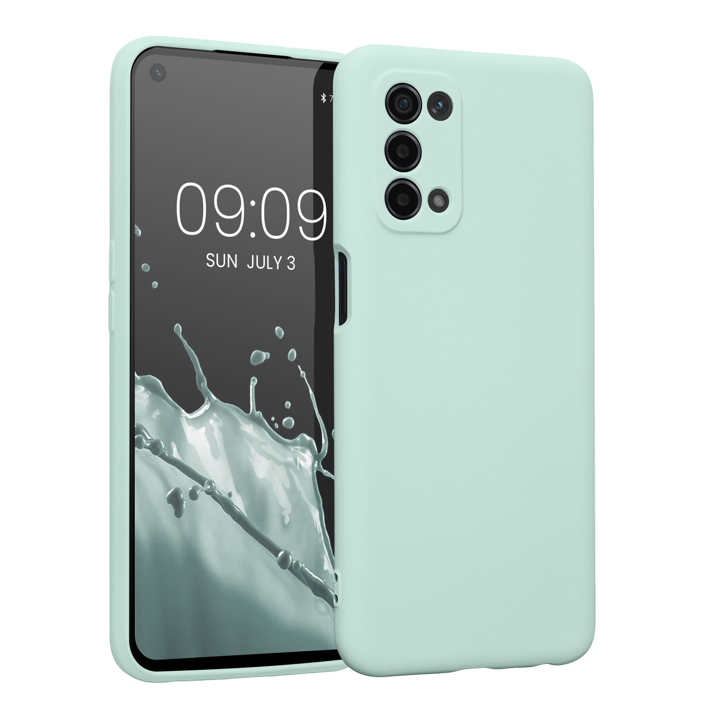 kwmobile Slim Case kompatibel mit Oppo A74 (5G) / A54 (5G) Hülle - Handyhülle aus Silikon