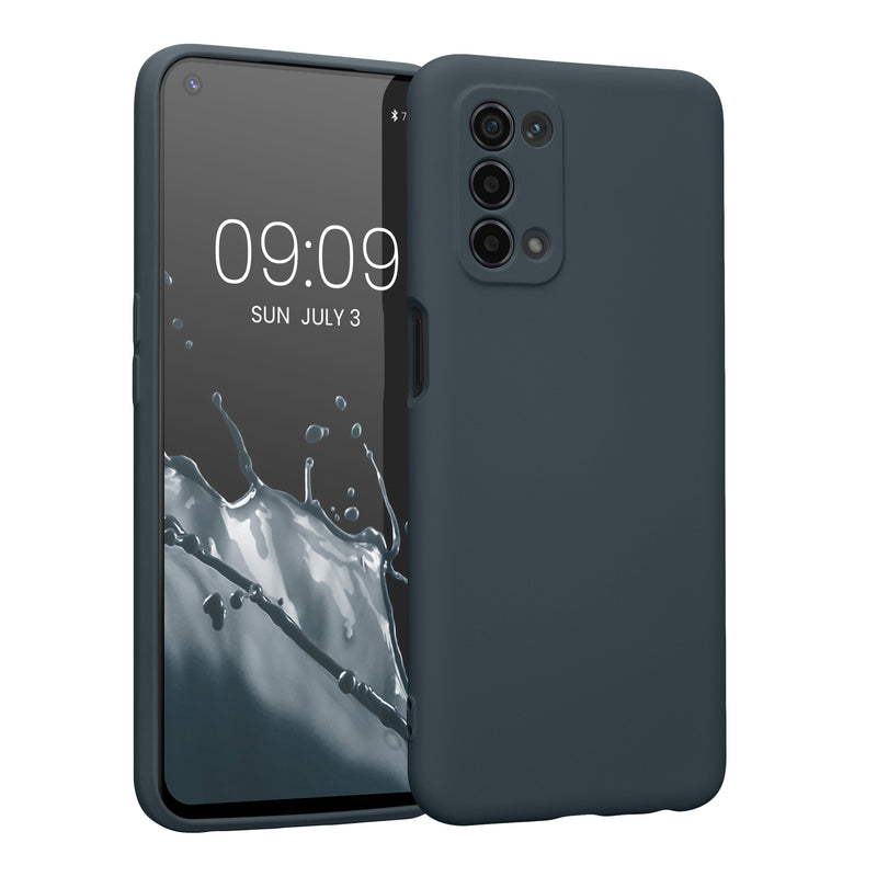kwmobile Slim Case kompatibel mit Oppo A74 (5G) / A54 (5G) Hülle - Handyhülle aus Silikon