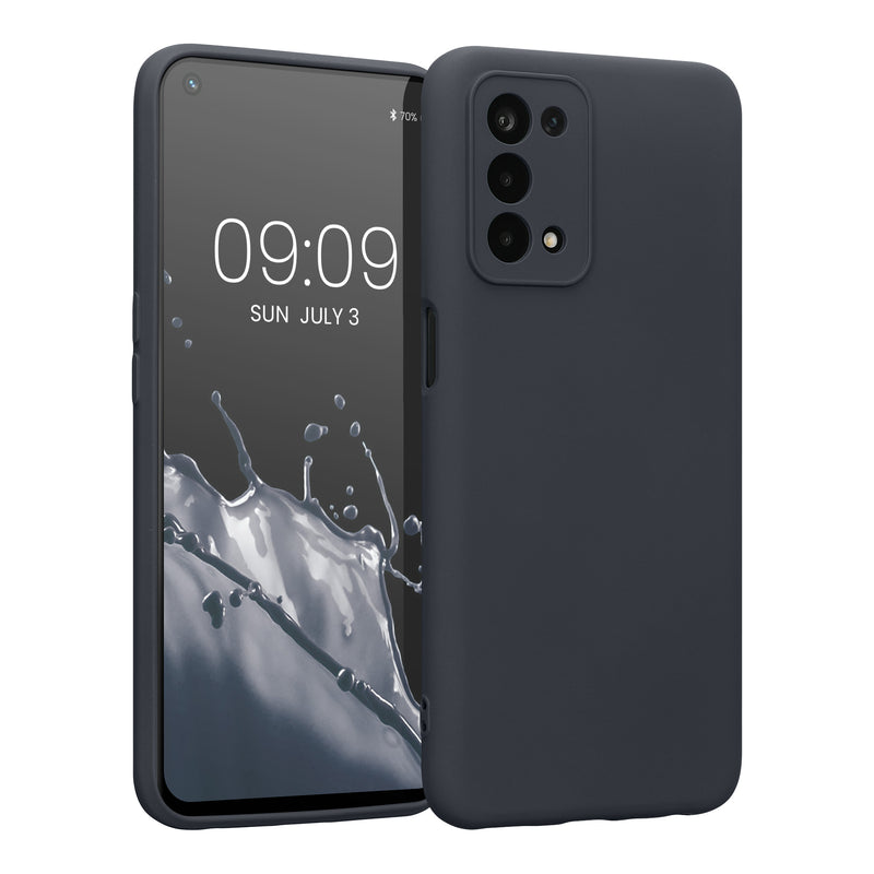kwmobile Slim Case kompatibel mit Oppo A74 (5G) / A54 (5G) Hülle - Handyhülle aus Silikon