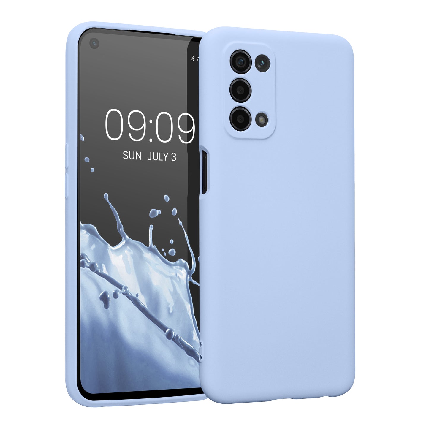 kwmobile Slim Case kompatibel mit Oppo A74 (5G) / A54 (5G) Hülle - Handyhülle aus Silikon