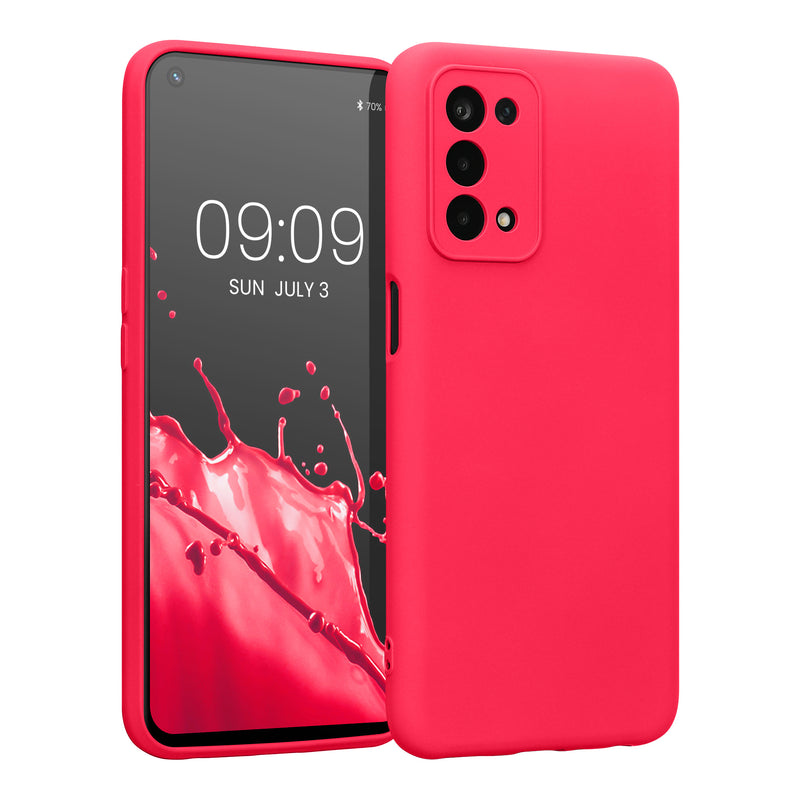kwmobile Slim Case kompatibel mit Oppo A74 (5G) / A54 (5G) Hülle - Handyhülle aus Silikon