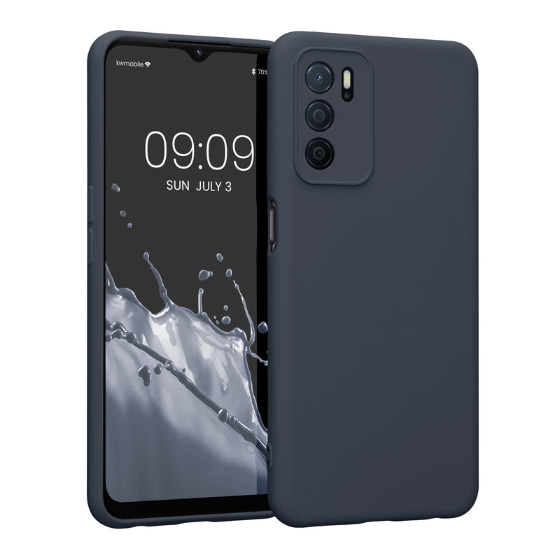 kwmobile Slim Case kompatibel mit Oppo A16 / A16s / A54s Hülle - Handyhülle aus Silikon