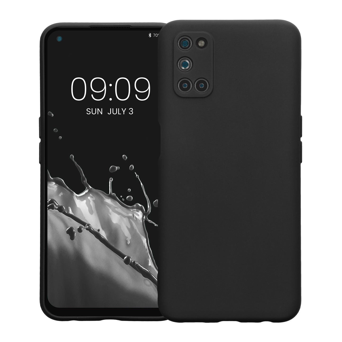 kwmobile Slim Case kompatibel mit Oppo A52 / A72 (4G) Hülle - Handyhülle aus Silikon