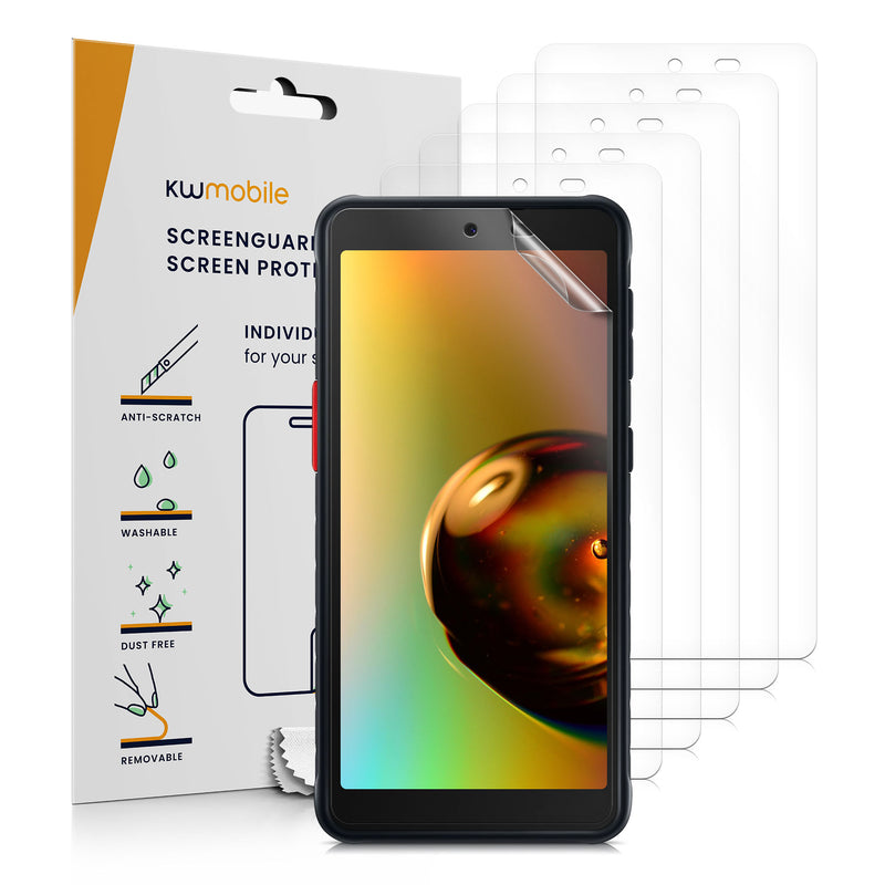 6x Folie kristallklar für Samsung Galaxy Xcover 5