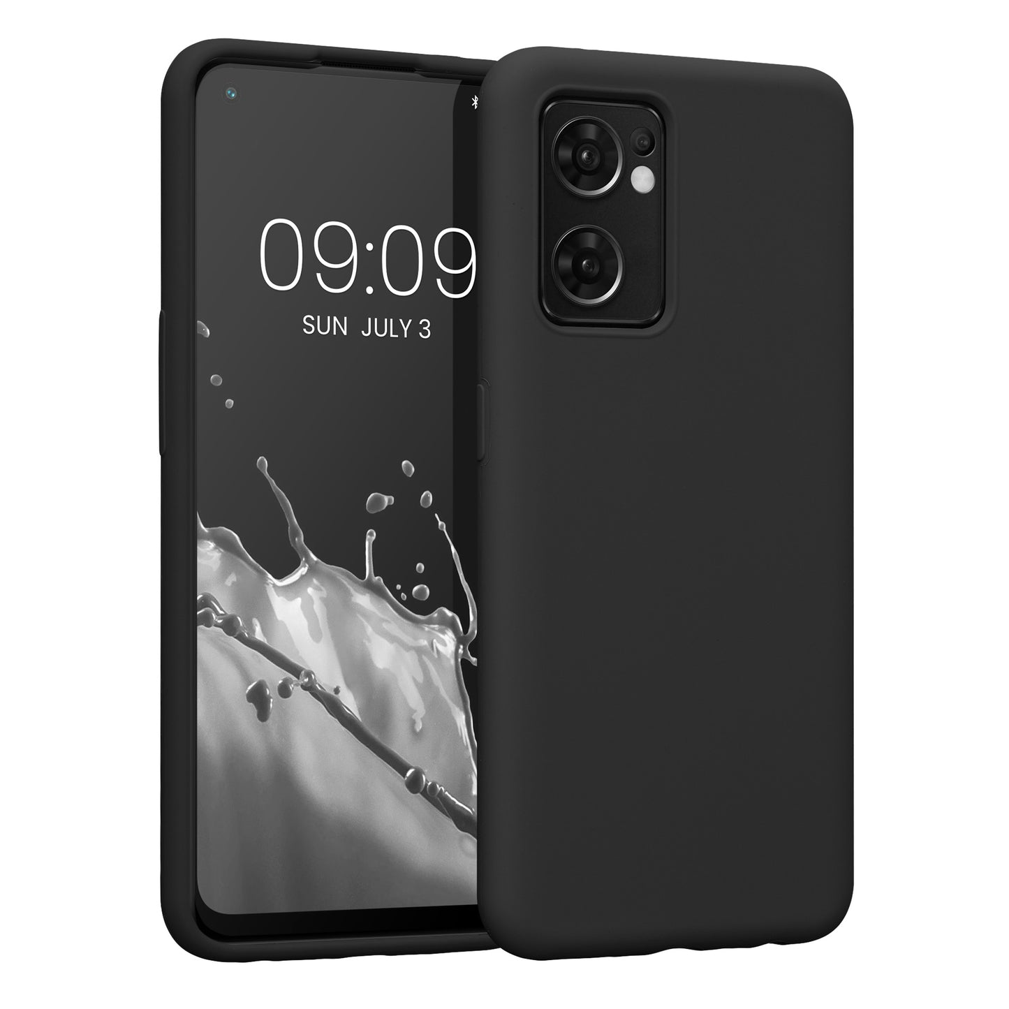 kwmobile Handyhülle für Oppo Find X5 Lite Hülle Case Silikon Kabelloses Laden Schutzhülle Cover