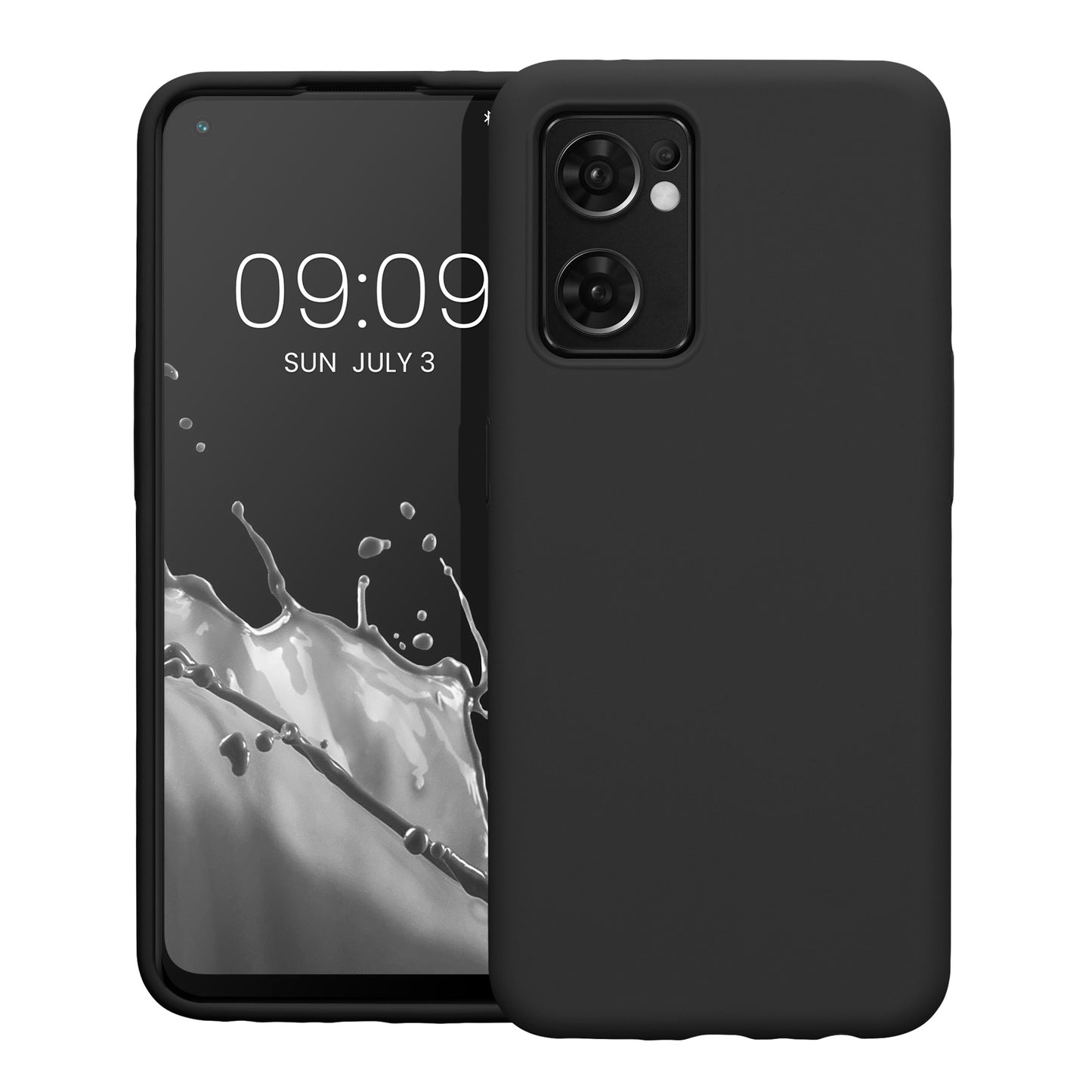 kwmobile Handyhülle für Oppo Find X5 Lite Hülle Case Silikon Kabelloses Laden Schutzhülle Cover