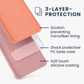 kwmobile Handyhülle für Oppo Find X5 Lite Hülle Case Silikon Kabelloses Laden Schutzhülle Cover
