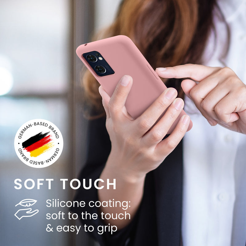 kwmobile Handyhülle für Oppo Find X5 Lite Hülle Case Silikon Kabelloses Laden Schutzhülle Cover