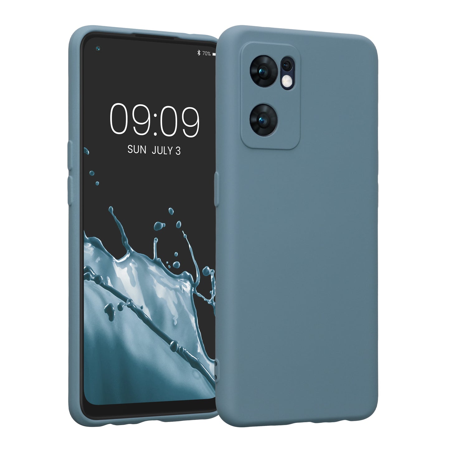 kwmobile Slim Case kompatibel mit Oppo Find X5 Lite Hülle - Handyhülle aus Silikon