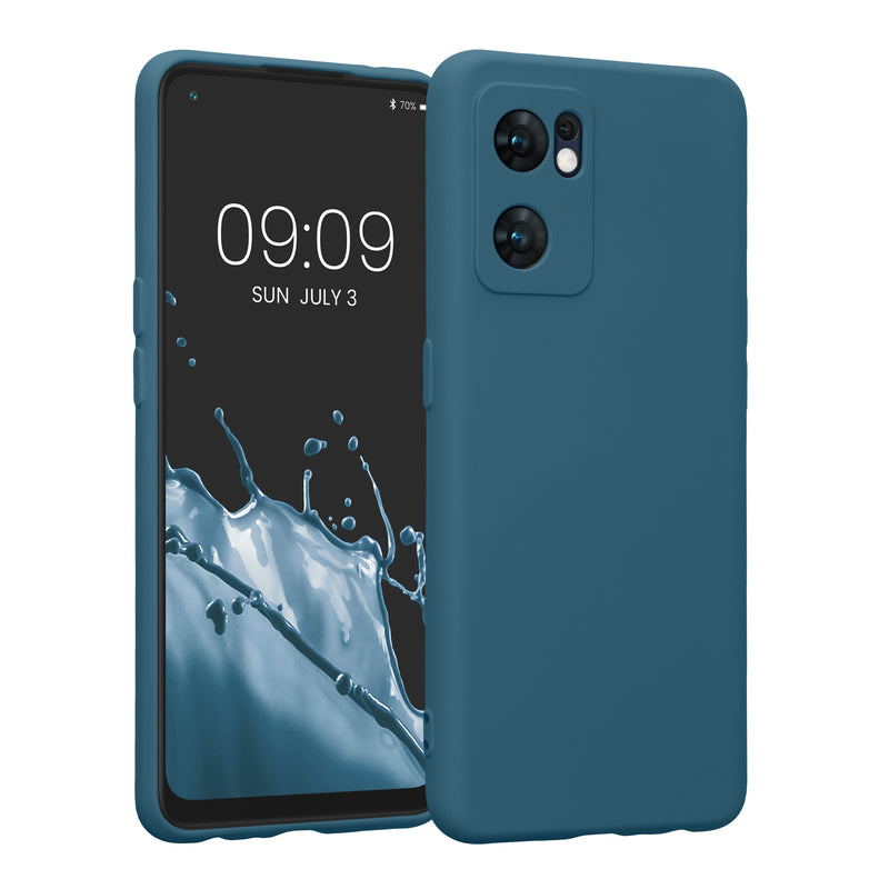 kwmobile Slim Case kompatibel mit Oppo Find X5 Lite Hülle - Handyhülle aus Silikon