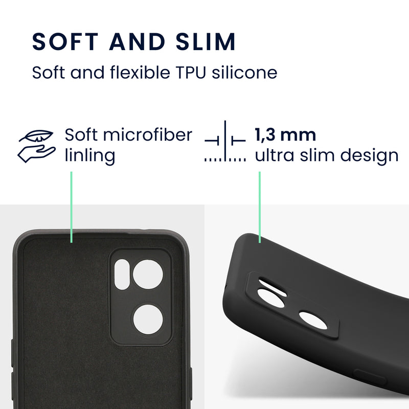 kwmobile Slim Case kompatibel mit Oppo Find X5 Lite Hülle - Handyhülle aus Silikon