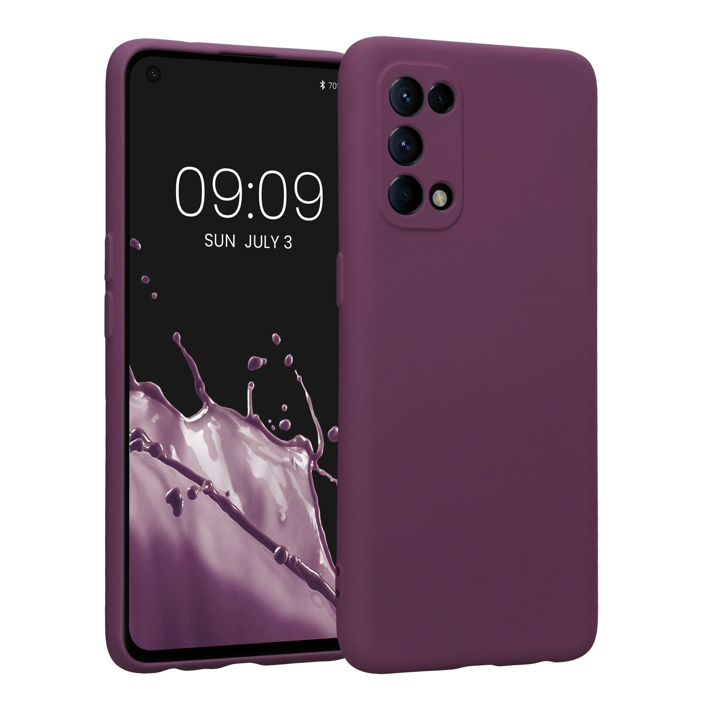 kwmobile Slim Case kompatibel mit Oppo Find X3 Lite Hülle - Handyhülle aus Silikon