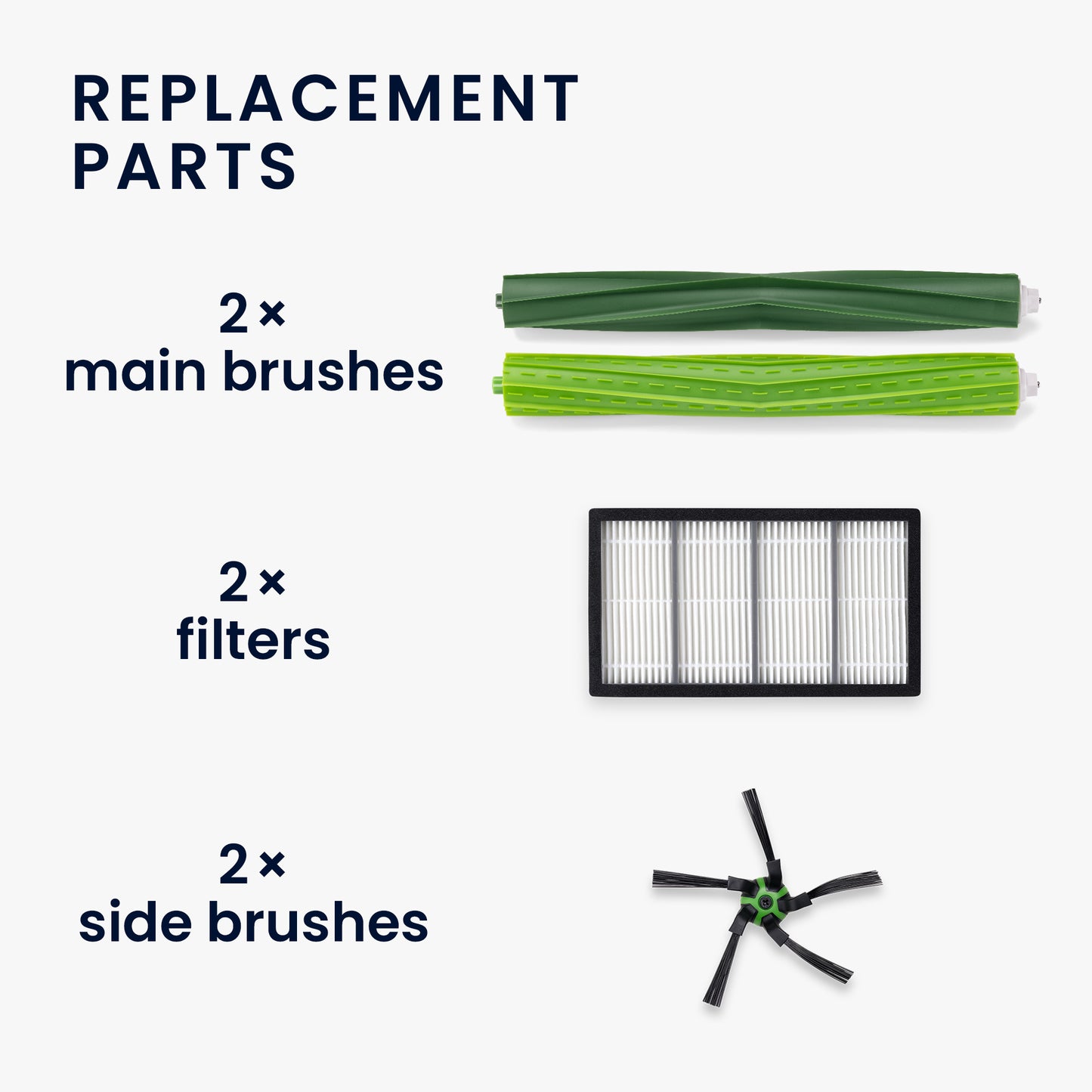 Ersatzteile Set kompatibel mit iRobot Roomba s9/s9+