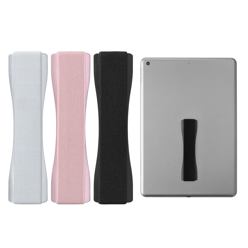 kwmobile Tablet Fingerhalter Griff Halter - Selbstklebende Tablet PC Fingerhalterung kompatibel mit iPad Samsung Sony Tablets