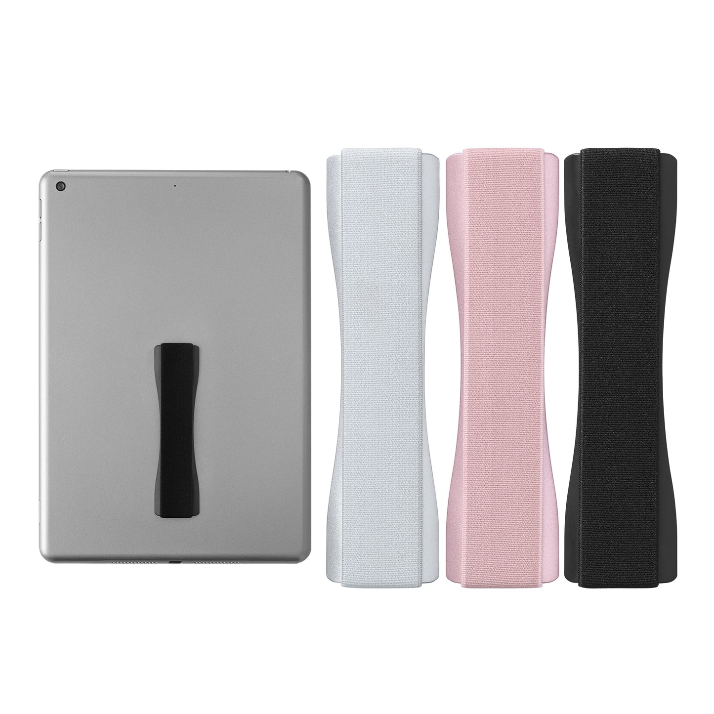 kwmobile Tablet Fingerhalter Griff Halter - Selbstklebende Tablet PC Fingerhalterung kompatibel mit iPad Samsung Sony Tablets