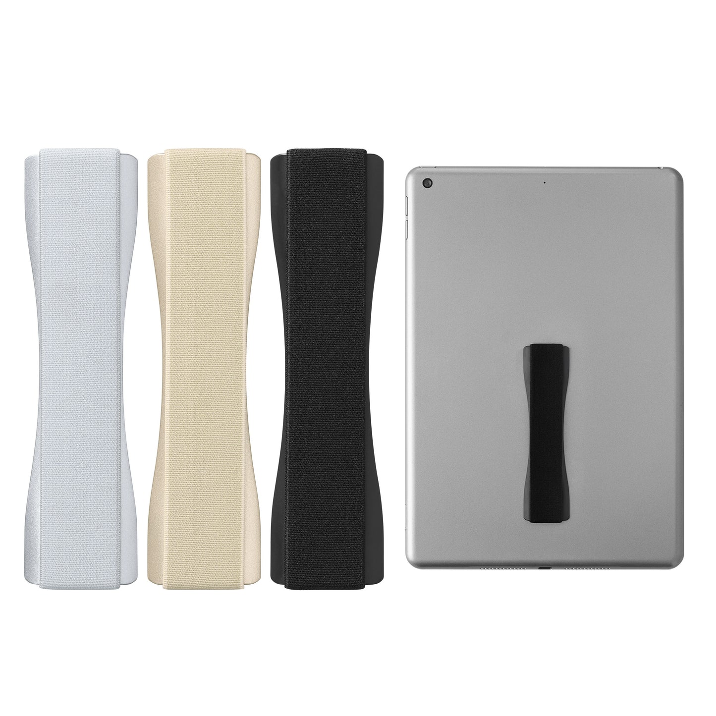 kwmobile Tablet Fingerhalter Griff Halter - Selbstklebende Tablet PC Fingerhalterung kompatibel mit iPad Samsung Sony Tablets