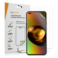 kwmobile 3x Displayschutzfolie kompatibel mit OnePlus Nord Folie - klare Schutzfolien Set in transparent Transparent  