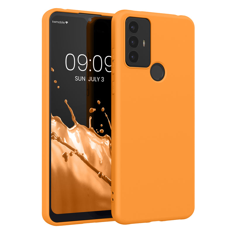 kwmobile Handyhülle für TCL 30 E / 30 SE - Kabelloses Laden - Schutzhülle Cover