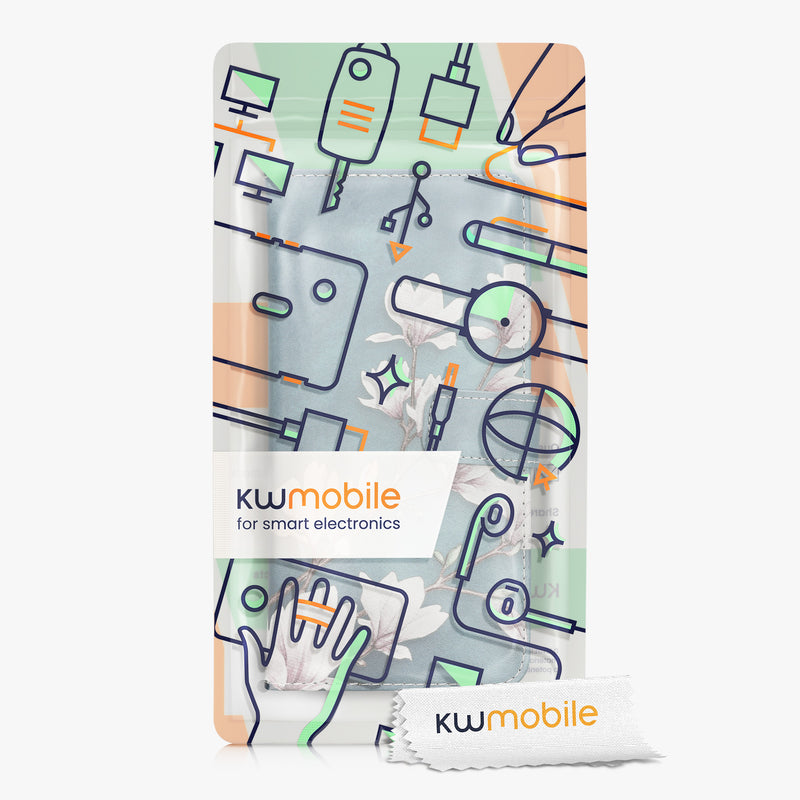 kwmobile Wallet Case kompatibel mit Xiaomi Mi Max 3 Hülle - Cover mit Ständer und Kartenfächern