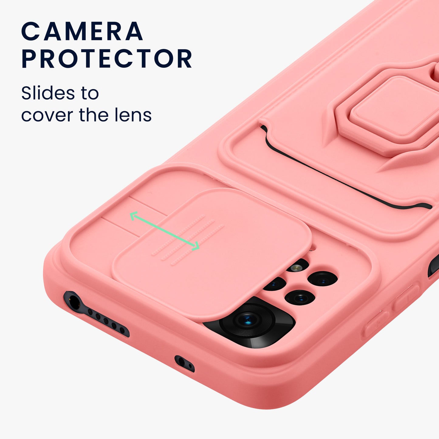 kwmobile Handyhülle kompatibel mit Xiaomi Redmi Note 11 / Note 11S Softcase mit Kameraschutz Kartenfach