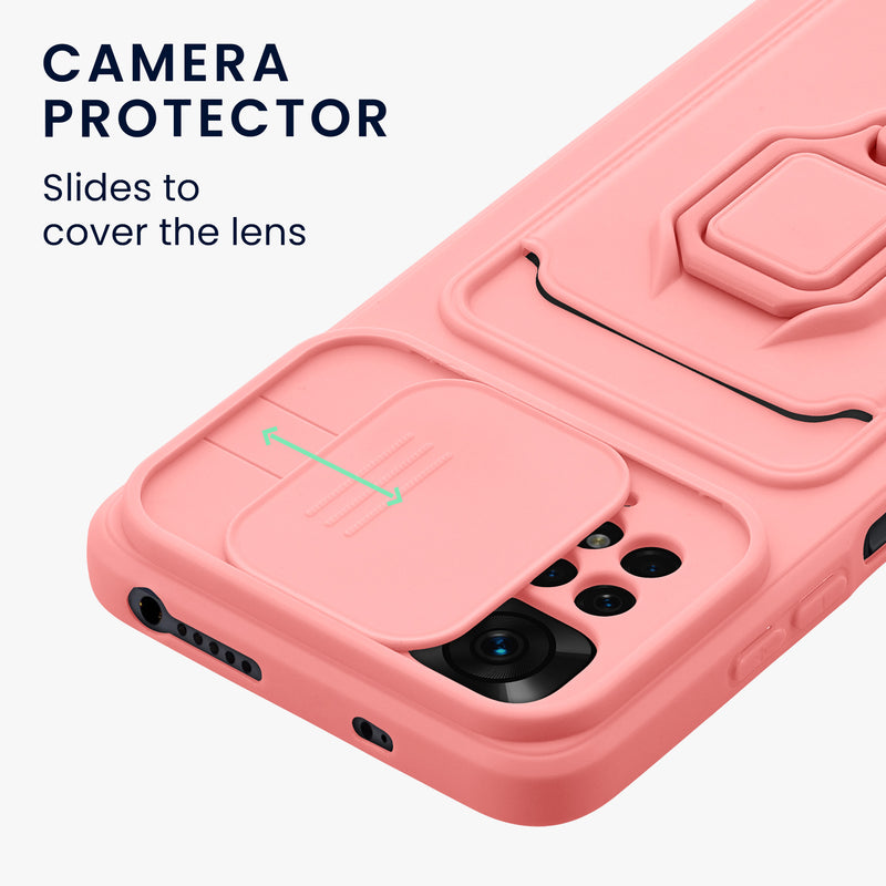 kwmobile Handyhülle kompatibel mit Xiaomi Redmi Note 11 / Note 11S Softcase mit Kameraschutz Kartenfach