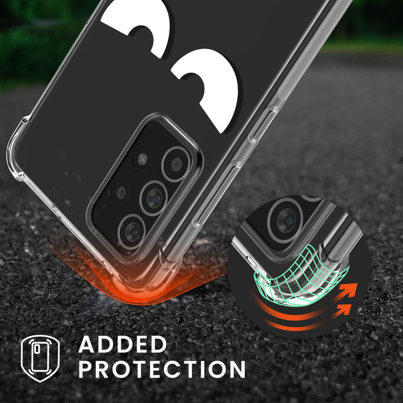 kwmobile Necklace Case kompatibel mit Samsung Galaxy A52 / A52 5G / A52s 5G Hülle Silikon Cover mit Handykette Transparent Dschungel