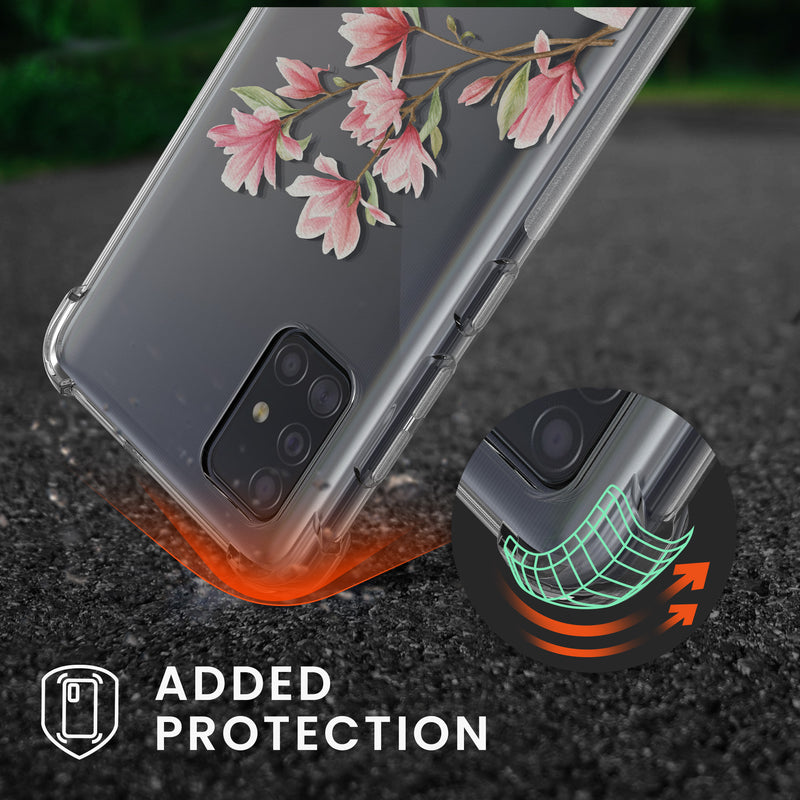 kwmobile Necklace Case kompatibel mit Samsung Galaxy A71 Hülle Silikon Cover mit Handykette