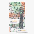 kwmobile Necklace Case kompatibel mit Samsung Galaxy A20e Hülle - Silikon Cover mit Handykette - Transparent Magnolien