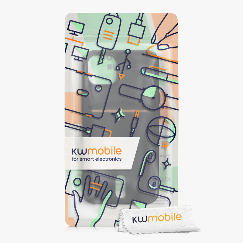 kwmobile Hülle kompatibel mit Apple iPhone 13 - Handyhülle mit Kartenfach