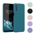 kwmobile Hülle kompatibel mit Motorola Moto G31 / Moto G41 Hülle - Silikon Handy Case - Handyhülle weiche Oberfläche - kabelloses Laden - Petrol Petrol  