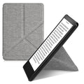 kwmobile Hülle kompatibel mit Amazon Kindle Paperwhite 11. Generation 2021 - Stoff eReader Schutzhülle Cover Case - Hellgrau Hellgrau  