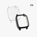 kwmobile Schutzhülle für Garmin Venu Sq Music / Sq Fullbody Display Cover Set