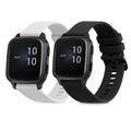 kwmobile Uhrenarmband für Garmin Venu Sq Music / Sq Armband Fitnesstracker Band Set Ersatzarmband Smartwatch