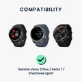 kwmobile USB Kabel Charger kompatibel mit Garmin Venu 2 Plus / Fenix 7 / Fenix 5 / Forerunner 745 935 945 45 245 / Instinct Ladekabel - Smart Watch Ersatzkabel - Fitnesstracker Aufladekabel