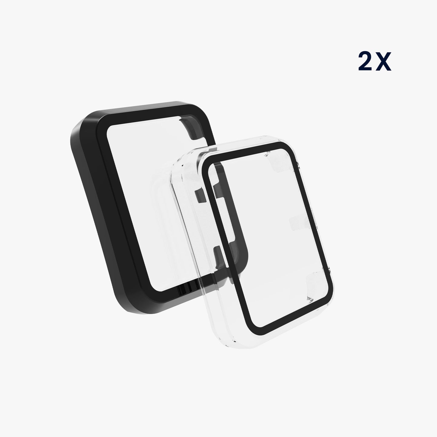 kwmobile Glas Hülle für Huawei Watch D Schutzhülle Fullbody Fitnesstracker Case Set