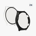 kwmobile Glas Hülle für Xiaomi Watch S1 Schutzhülle Fullbody Fitnesstracker Case Set