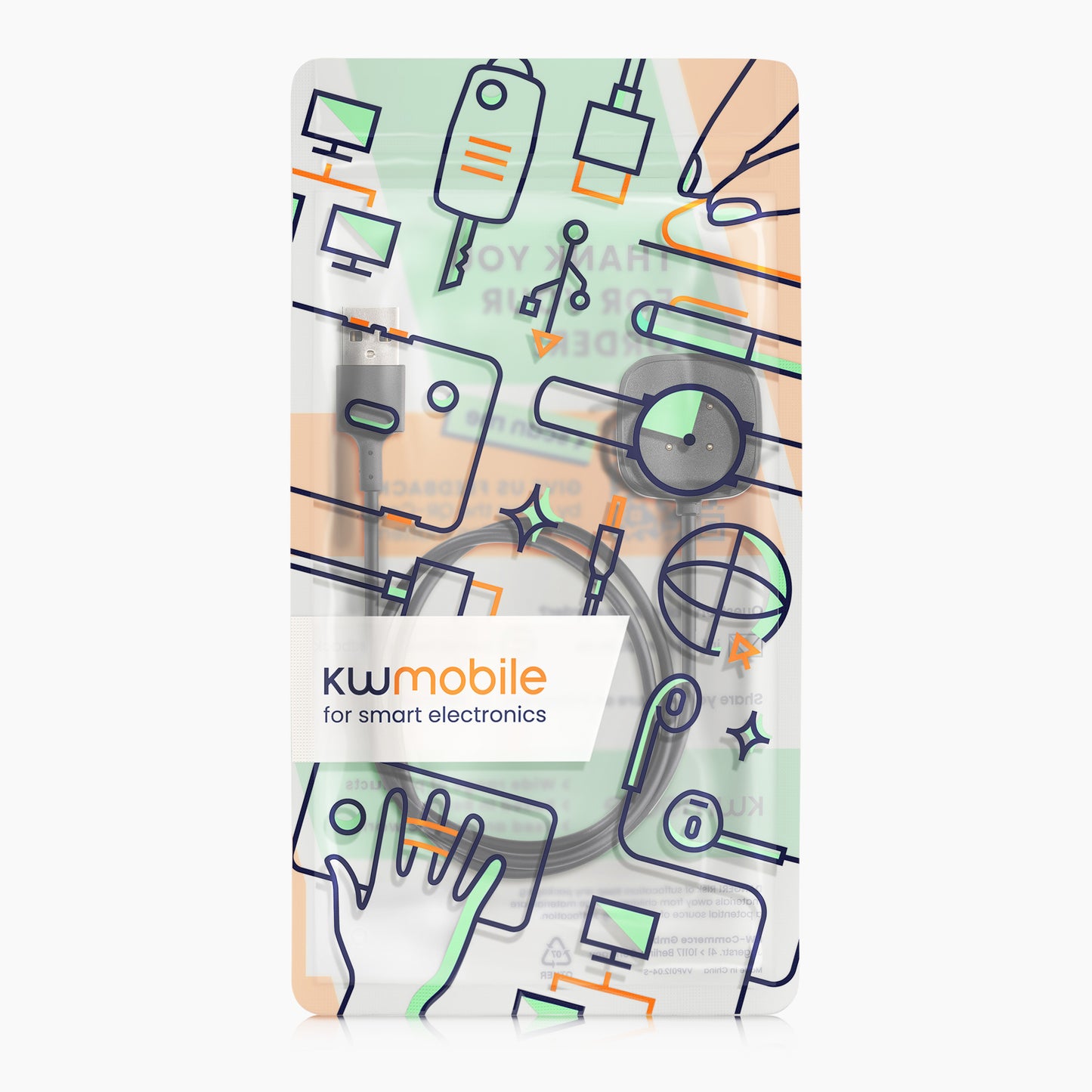 Ladekabel für Fitbit Versa 4 / Sense 2 / Versa 3 / Sense